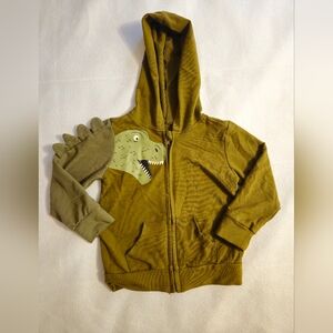 3/$15 Dino Adventure Hoodie - Olive Green